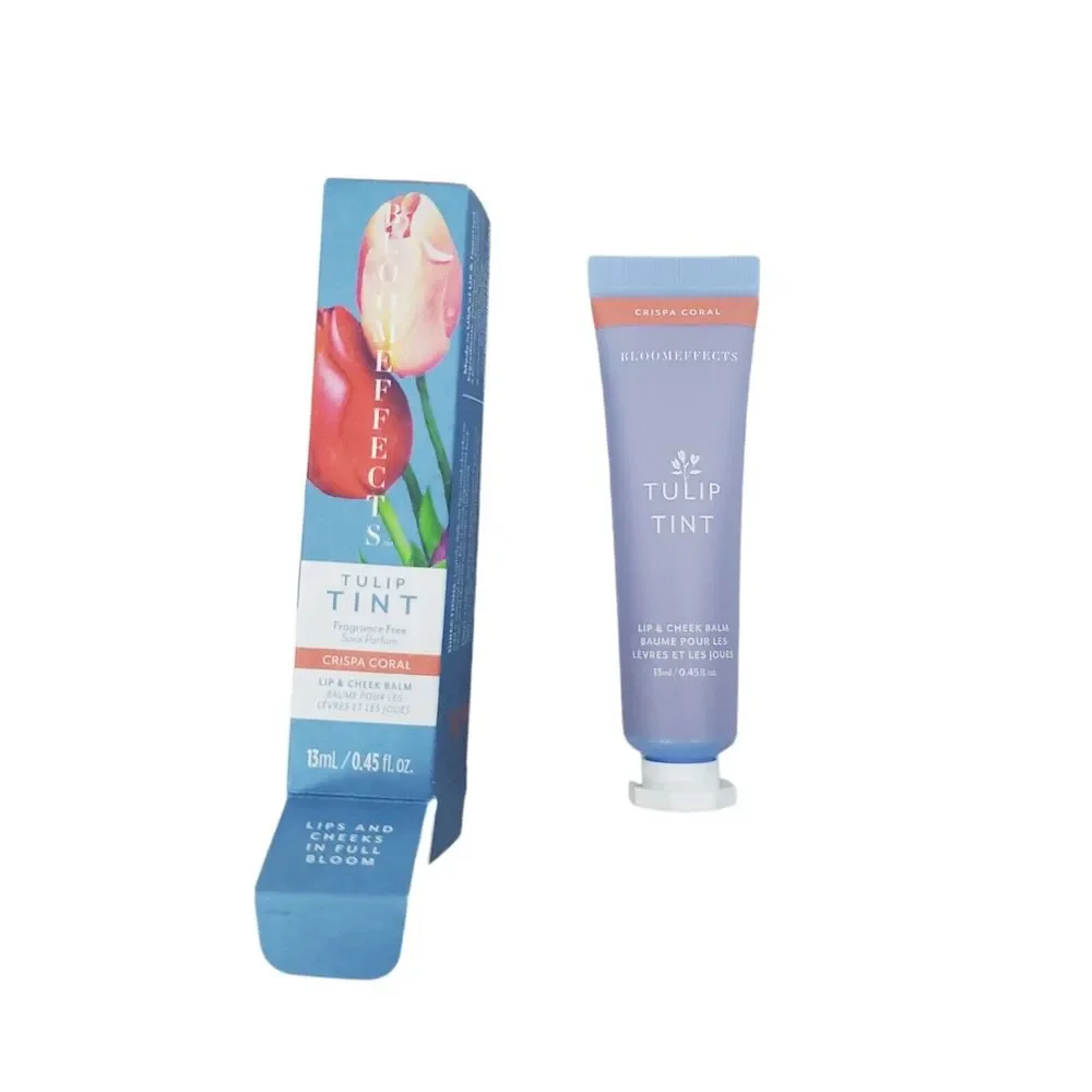 BloomEffects Tulip Tint Lip & Cheek Balm 0.45oz Crispa Coral
